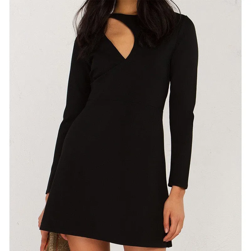 Cut Out Knit Dress