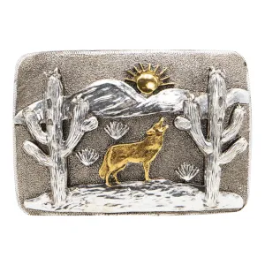 Desert Coyote Buckle