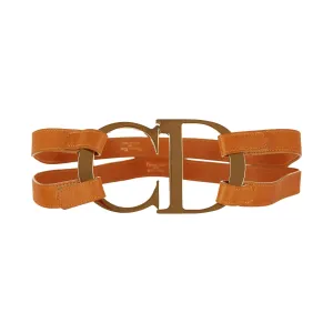 Dior Gold Jumbo Logo Belt
