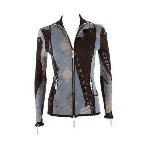 Dior Studded Denim Print Jacket