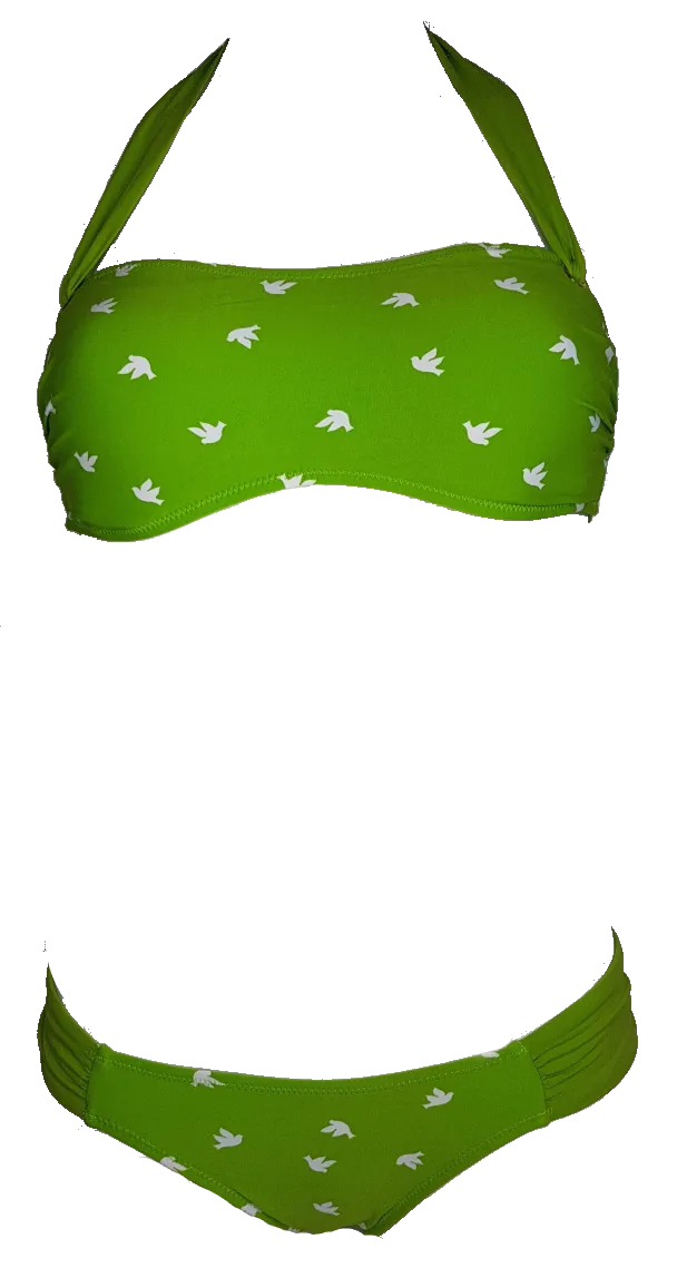 Dove Love low green bikini bottom