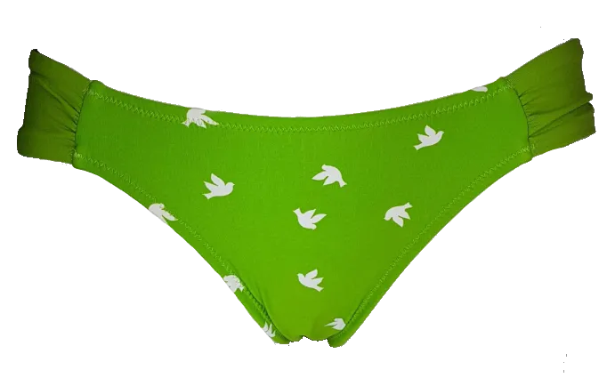 Dove Love low green bikini bottom