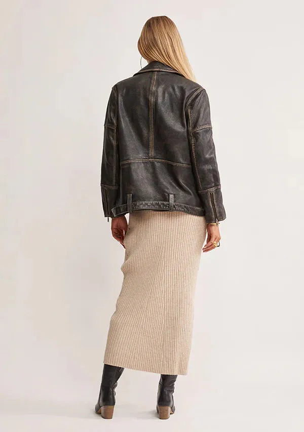 Drifter Leather Jacket ~ MOS the label
