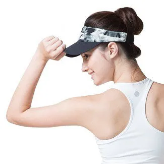 easyoga LESPIRO Tennis Cap 003 - F04 Gray Flower Print