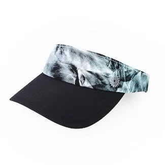 easyoga LESPIRO Tennis Cap 003 - F04 Gray Flower Print