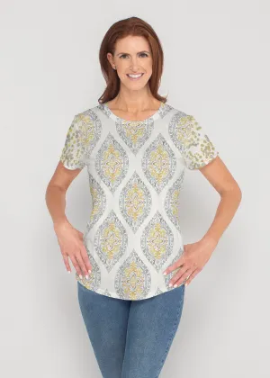 Etched Motif (8014) ~ Contoured Tri-Blend Scoop Tee