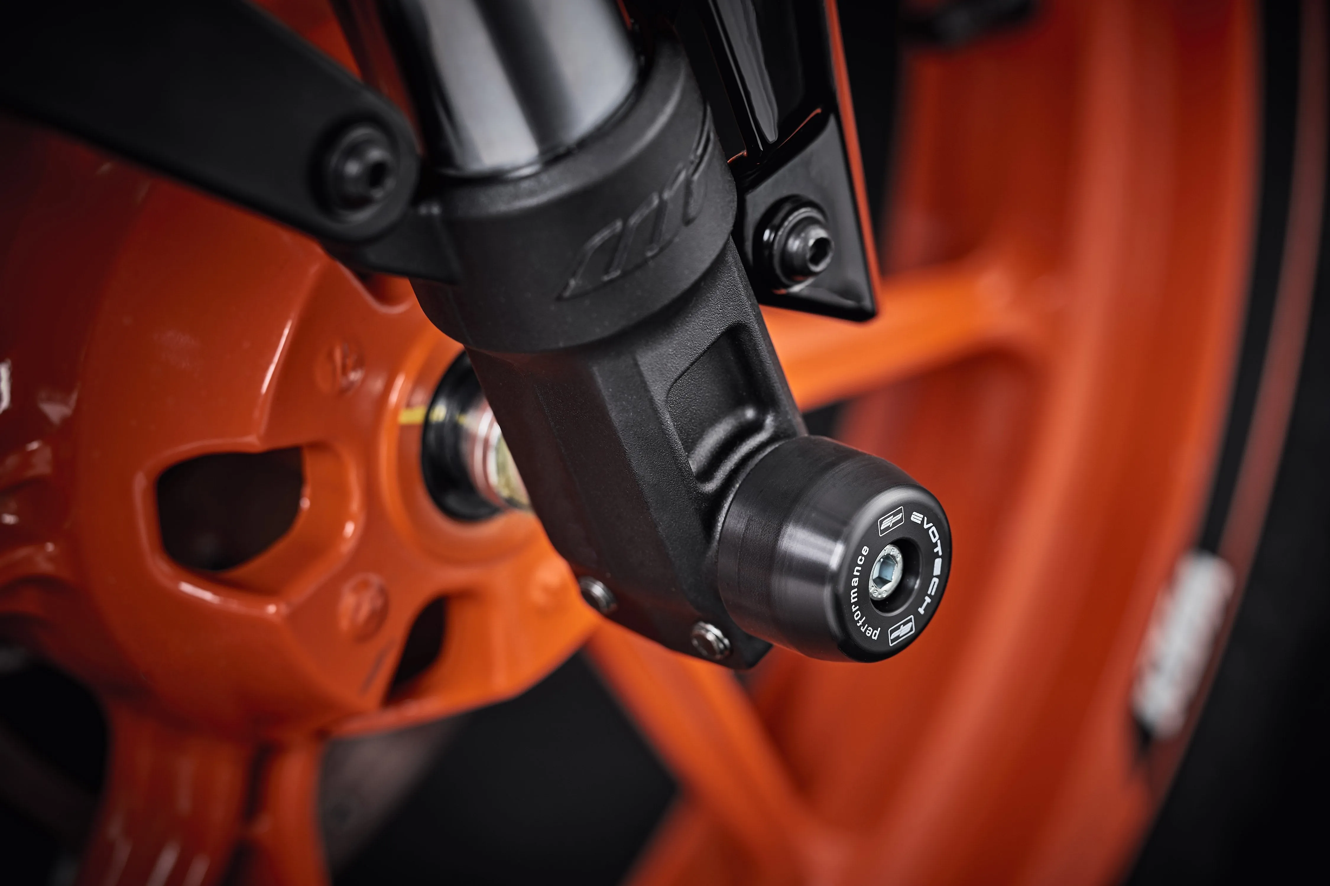 Evotech Front Spindle Bobbins - KTM 250 Duke (2018-2020)