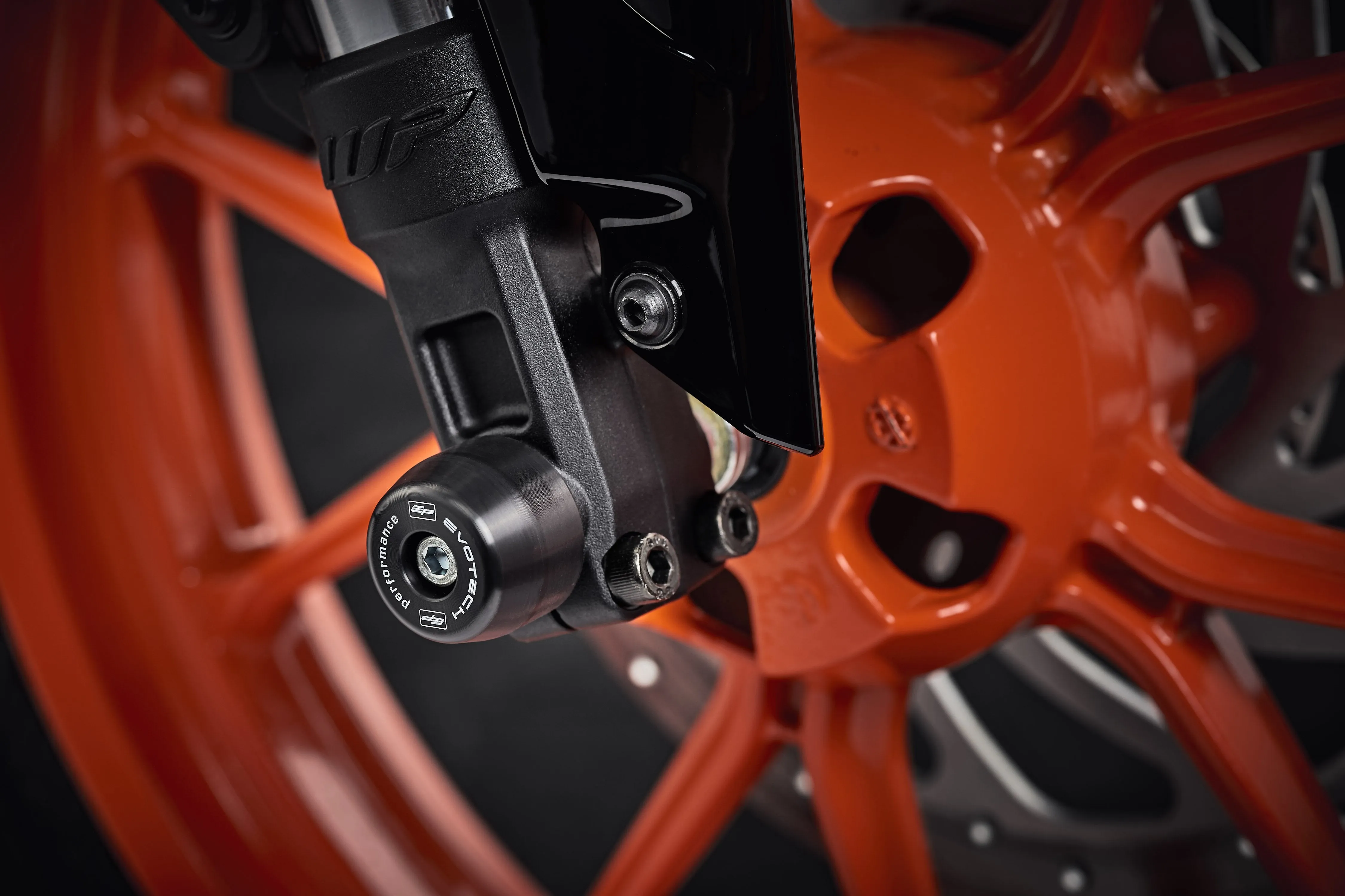 Evotech Front Spindle Bobbins - KTM 250 Duke (2018-2020)