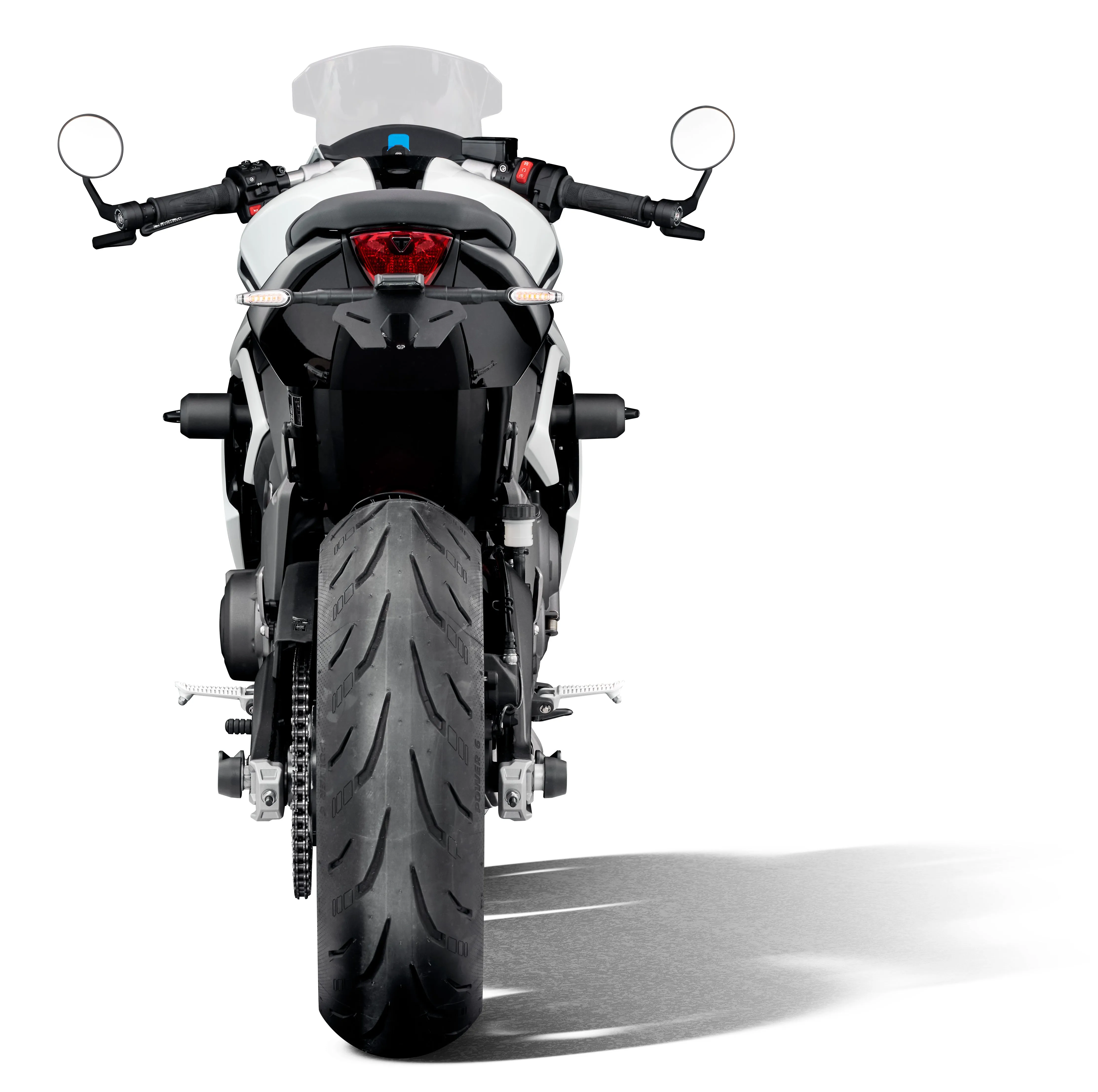 Evotech Rear Spindle Bobbins - Triumph Daytona 660 (2024 )