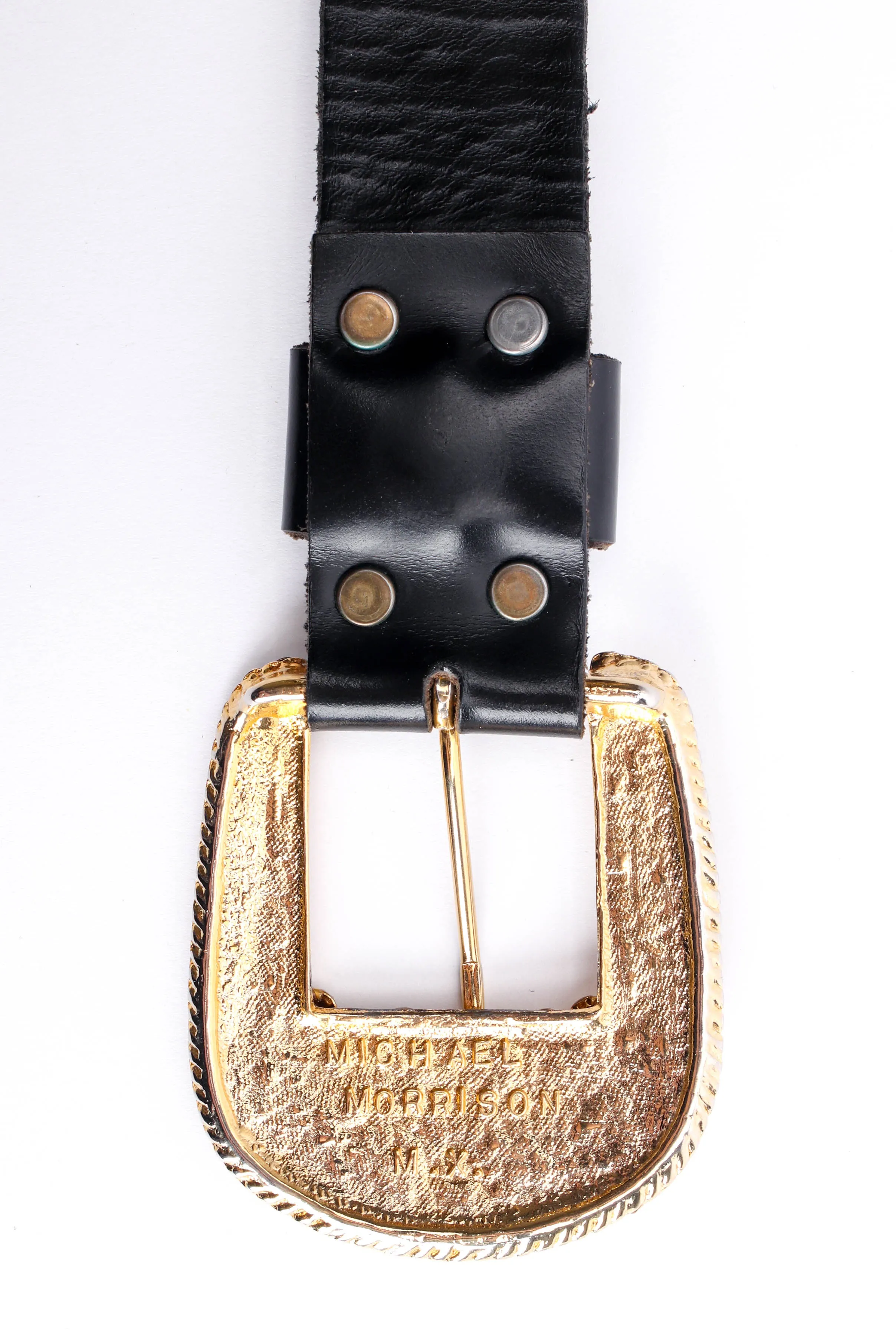 Floral Filigree Studded Belt