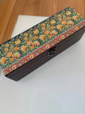 Floral Wooden Teabox