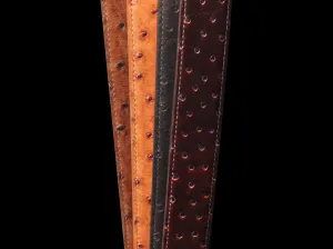 Full Quill Ostrich Belts