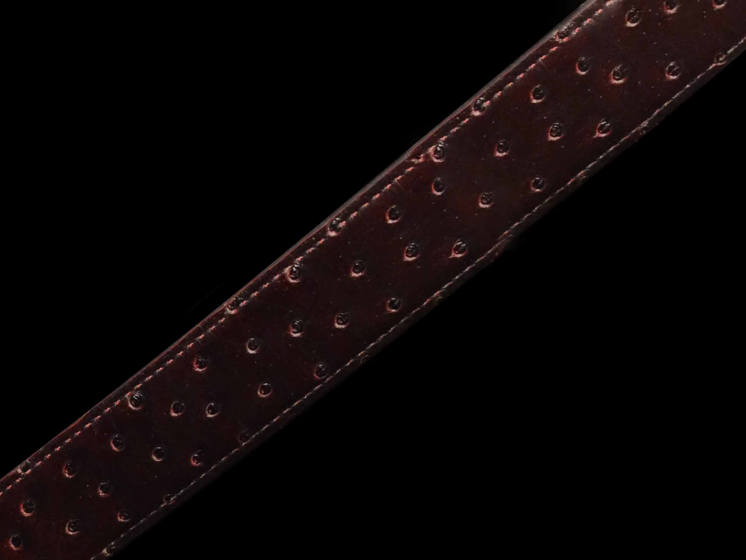 Full Quill Ostrich Belts