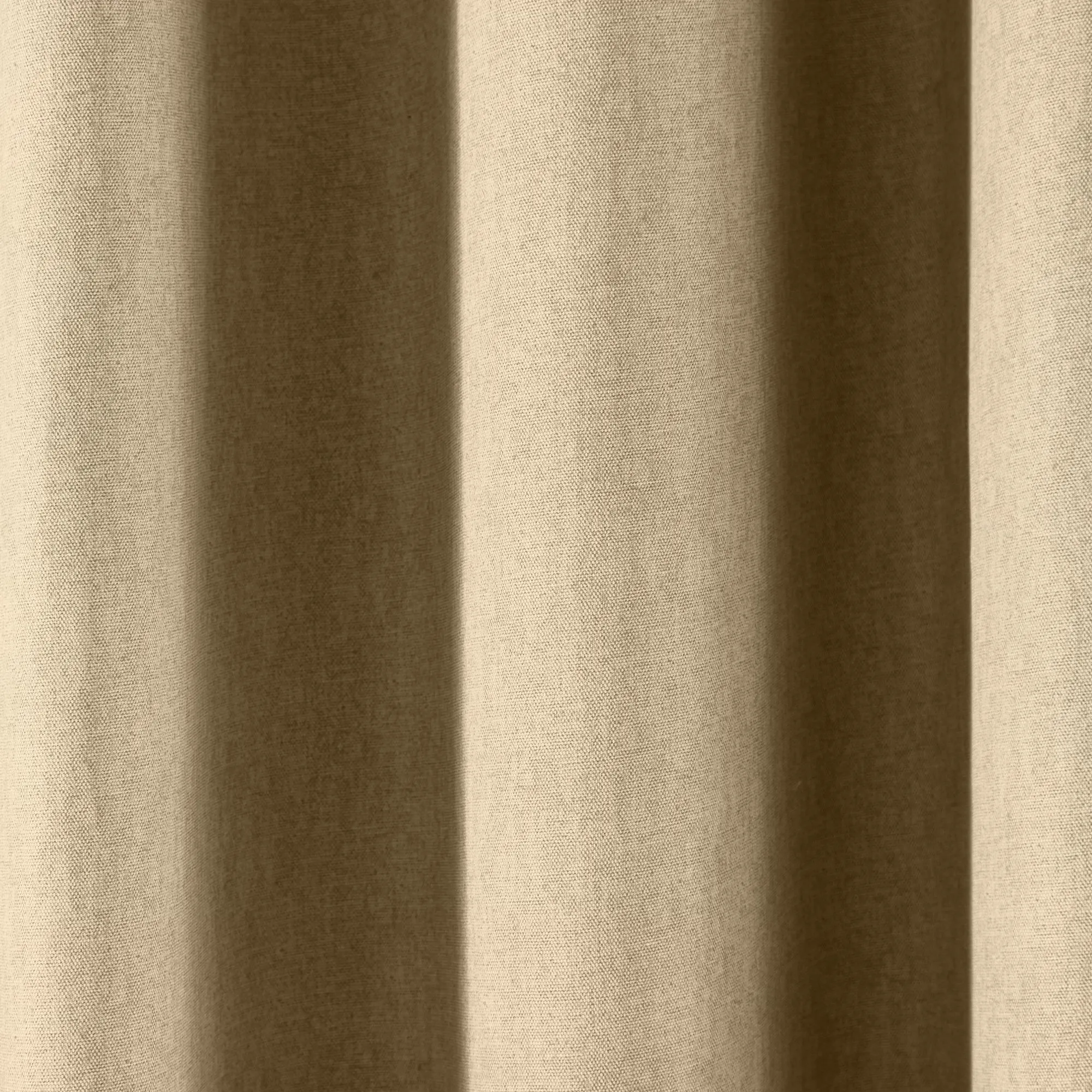 Fusion Cannes Eyelet Blackout Curtains - Natural
