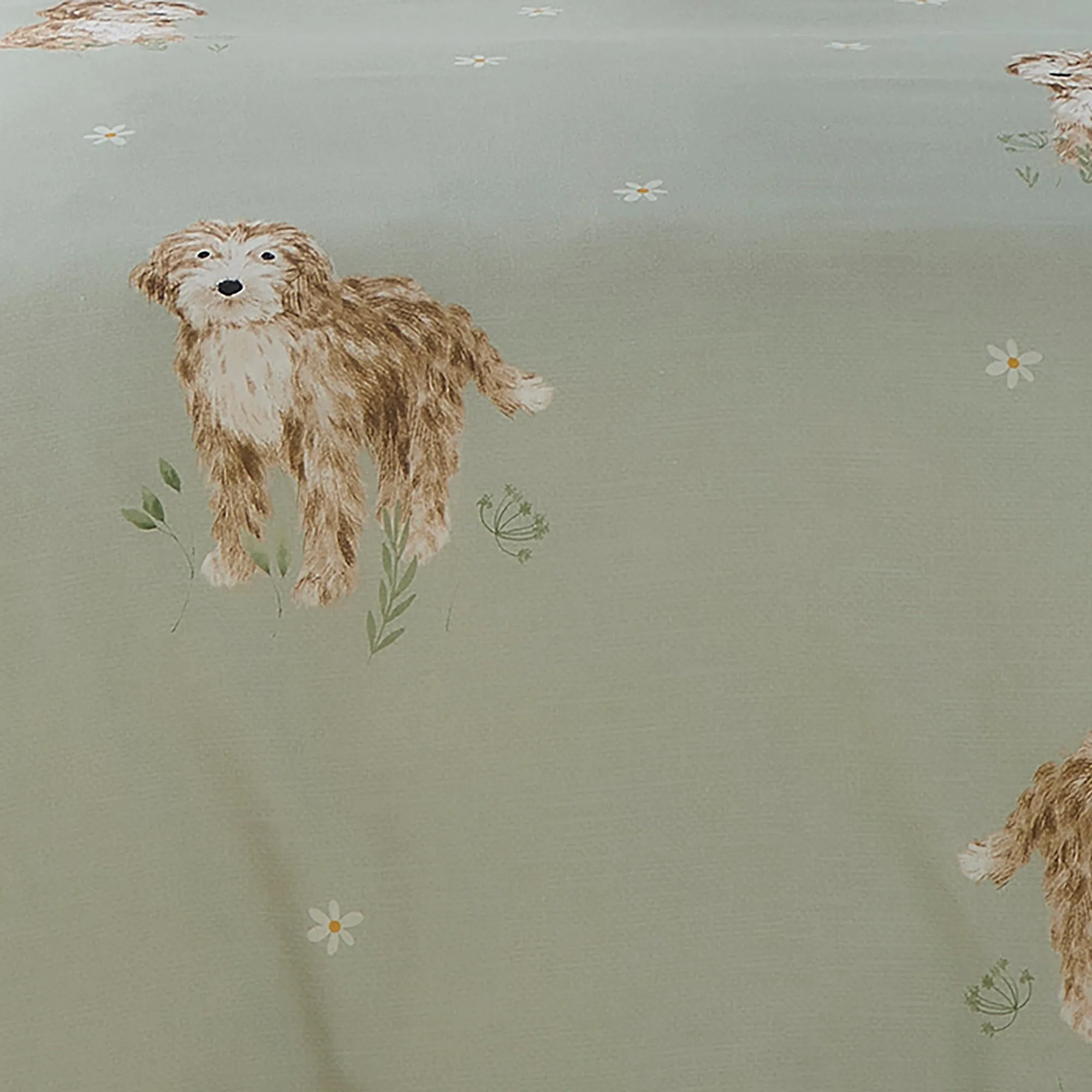 Fusion Hattie The Cockapoo Duvet Cover Set - Green