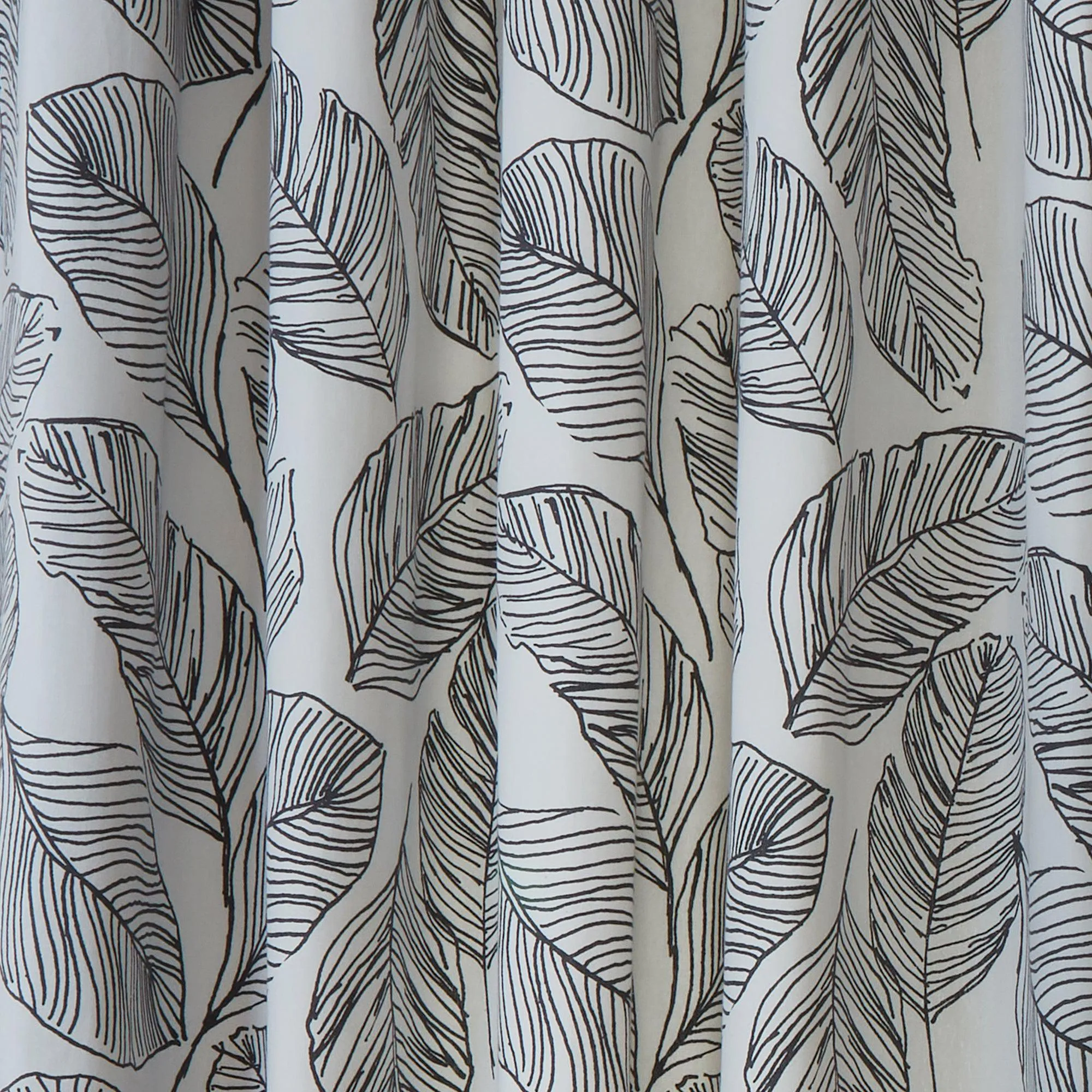 Fusion Matteo Eyelet Curtains  - Black