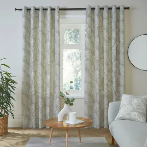Fusion Matteo Eyelet Curtains  - Natural