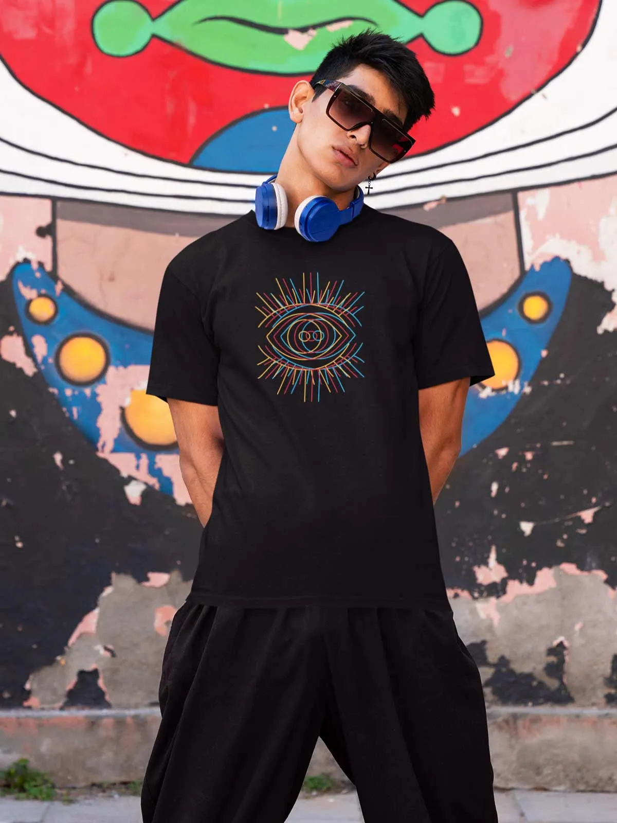 Geometrically Yours  | Printed T shirt