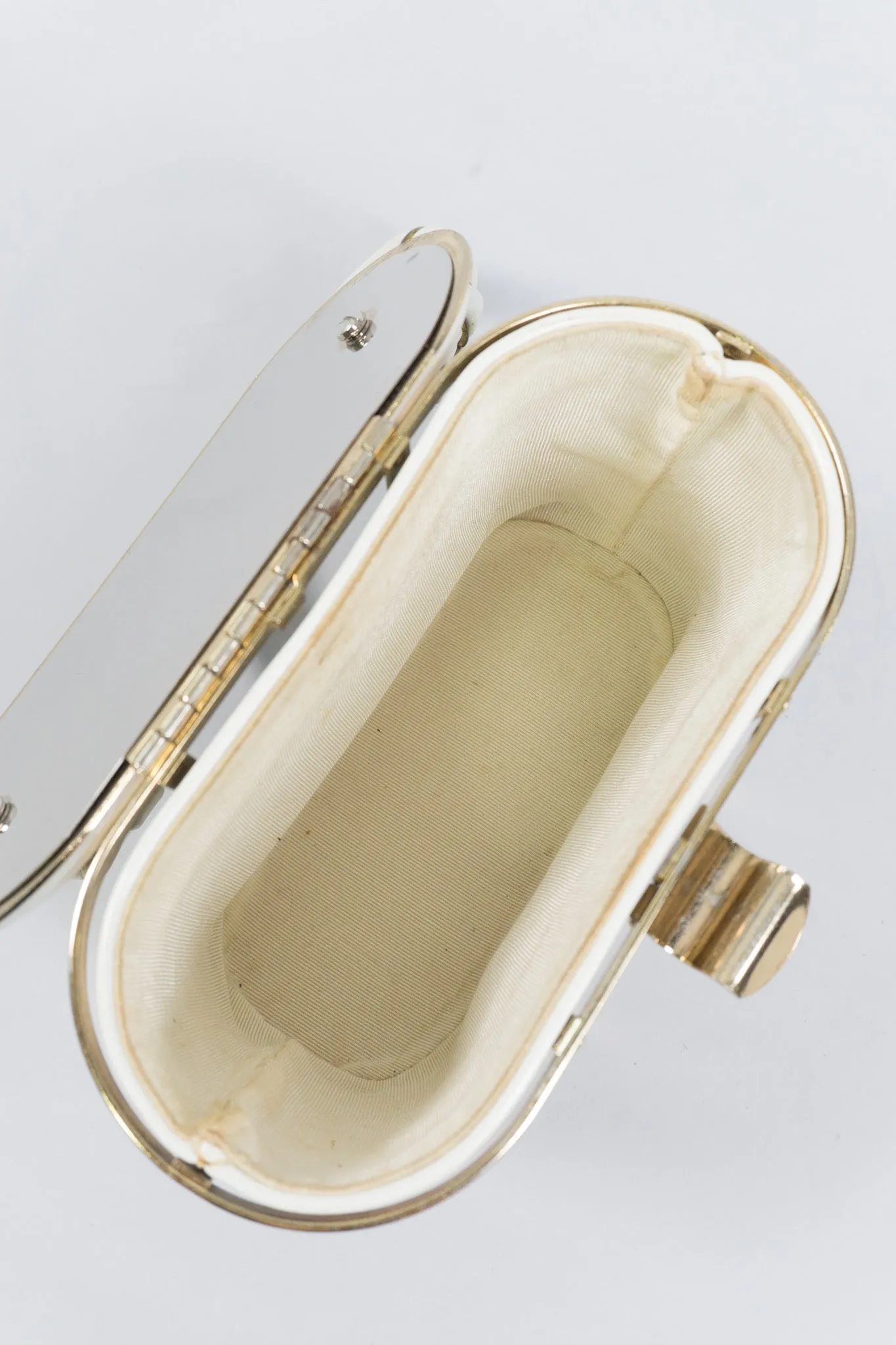 Gold Cage Box Bag