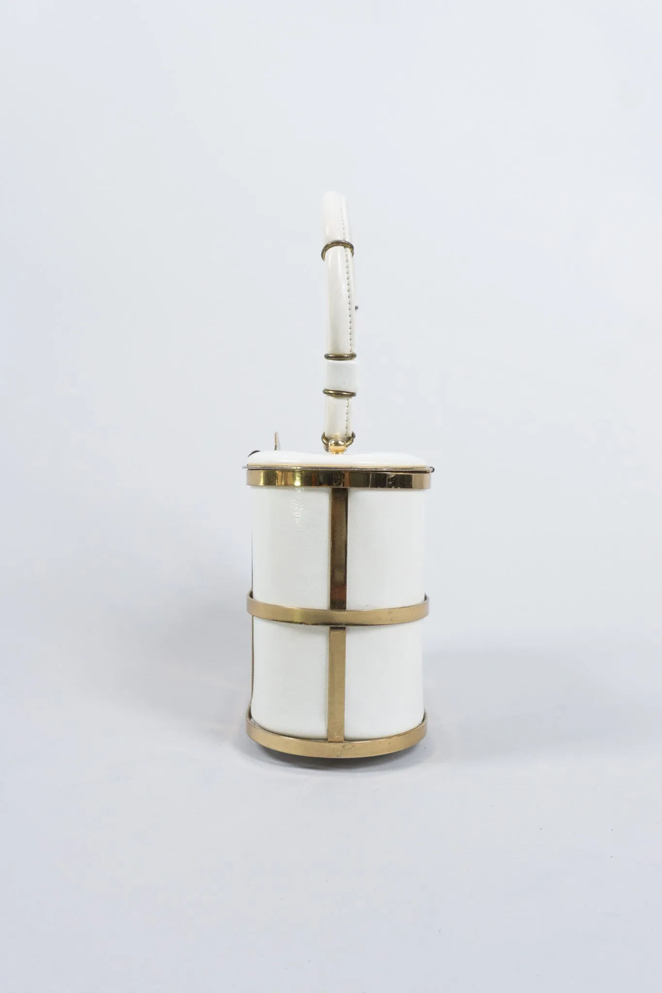 Gold Cage Box Bag