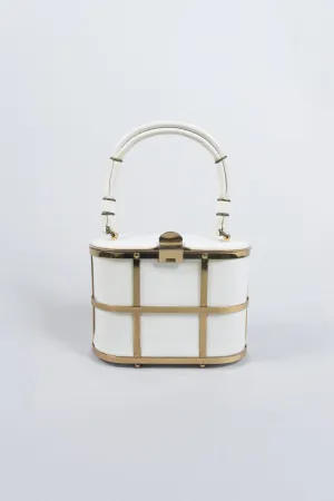 Gold Cage Box Bag