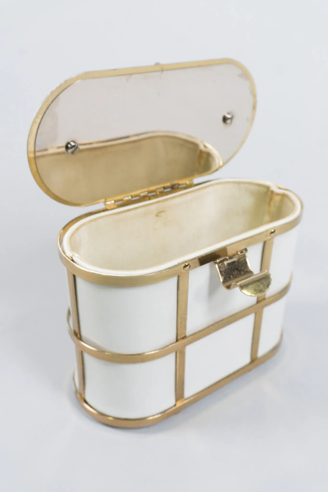 Gold Cage Box Bag