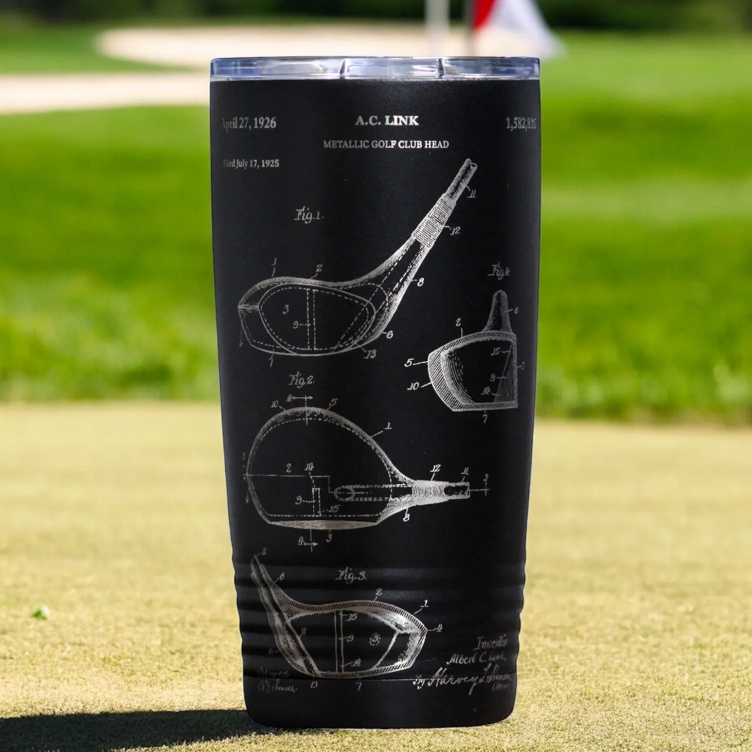 Golf Club Head Patent Tumbler