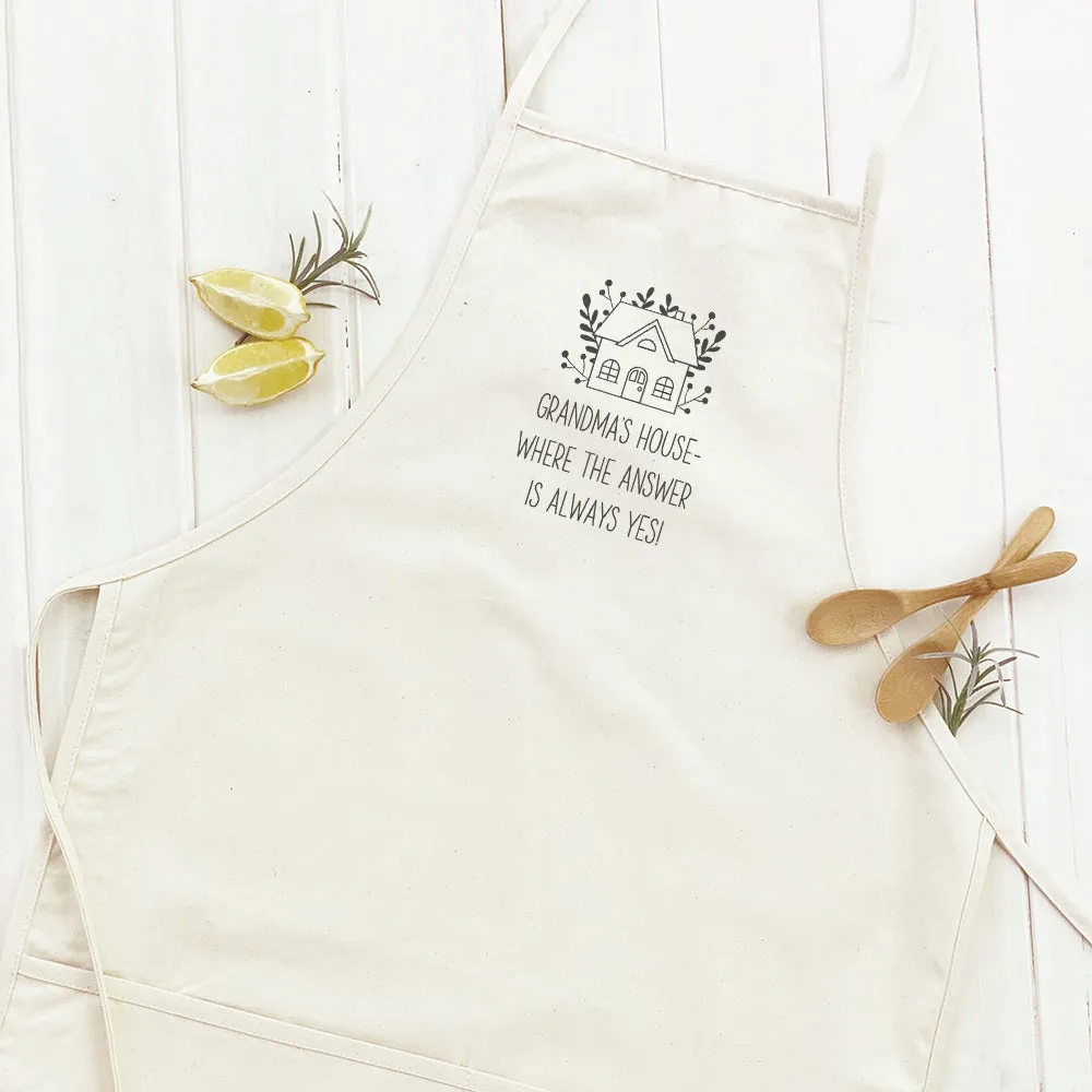 Grandma's / Nana's Answer is Yes - Women's Apron