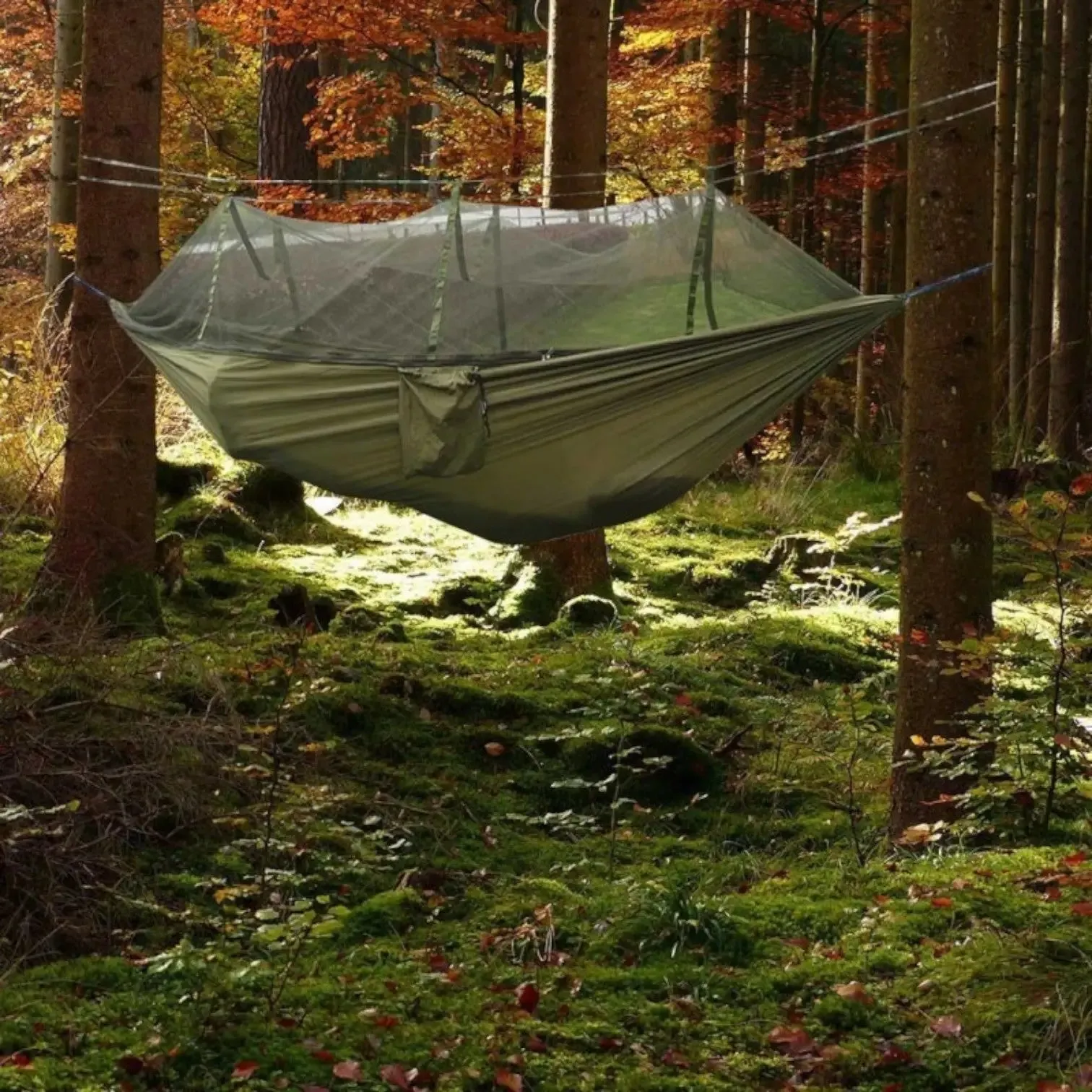 Hamac avec moustiquaire militaire
