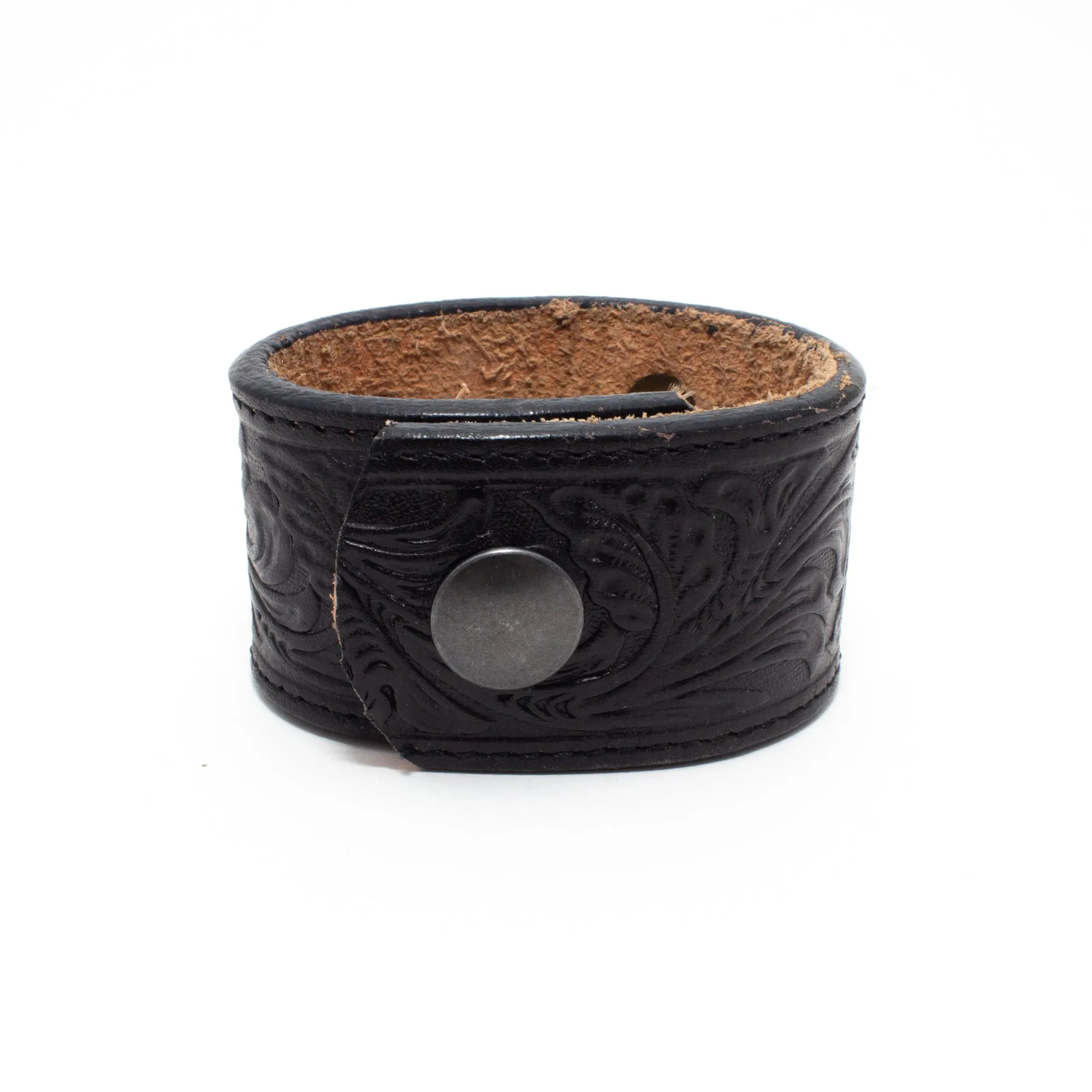 Handcrafted Leather & Metal Arrows Cuff