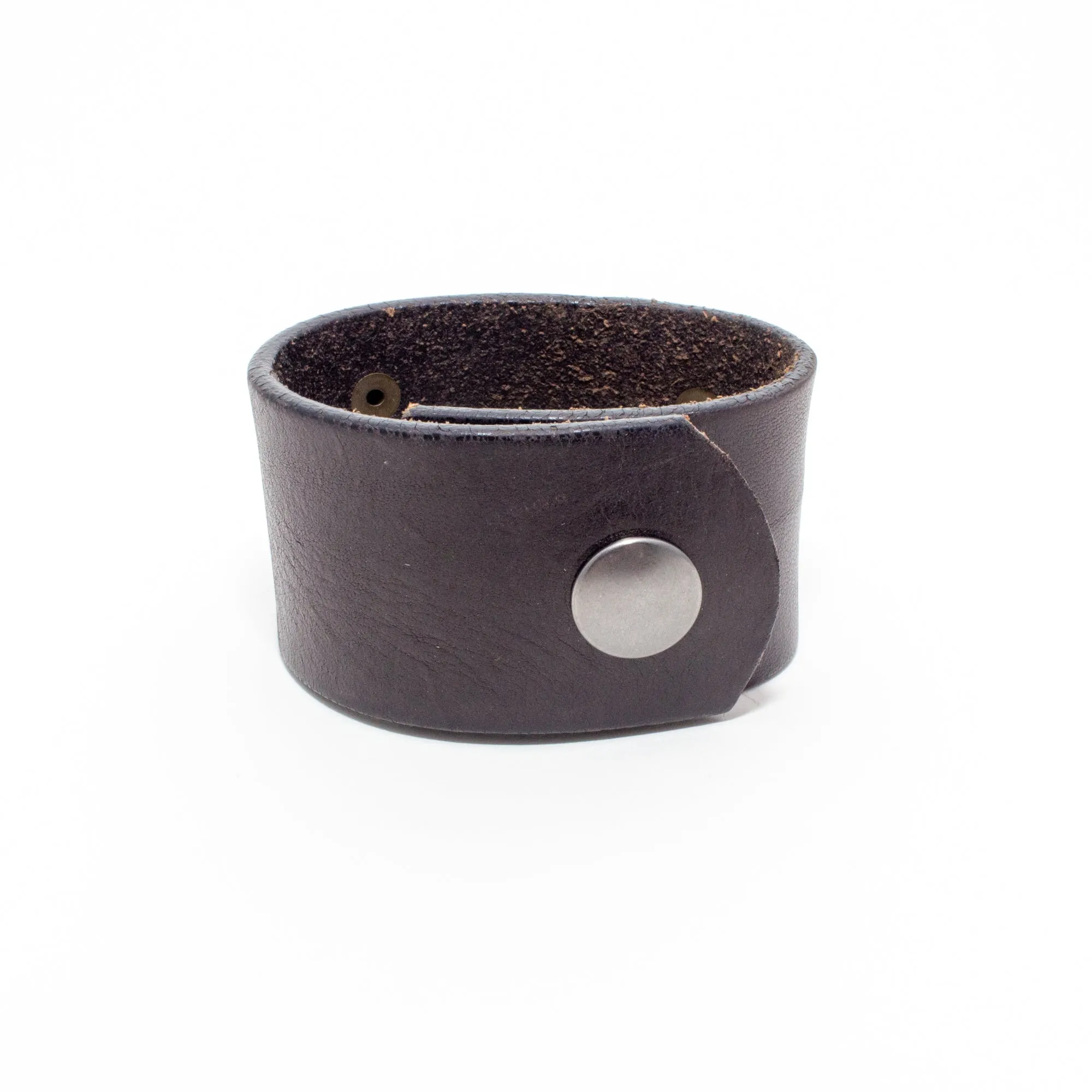 Handcrafted Leather & Metal Bee Cuff