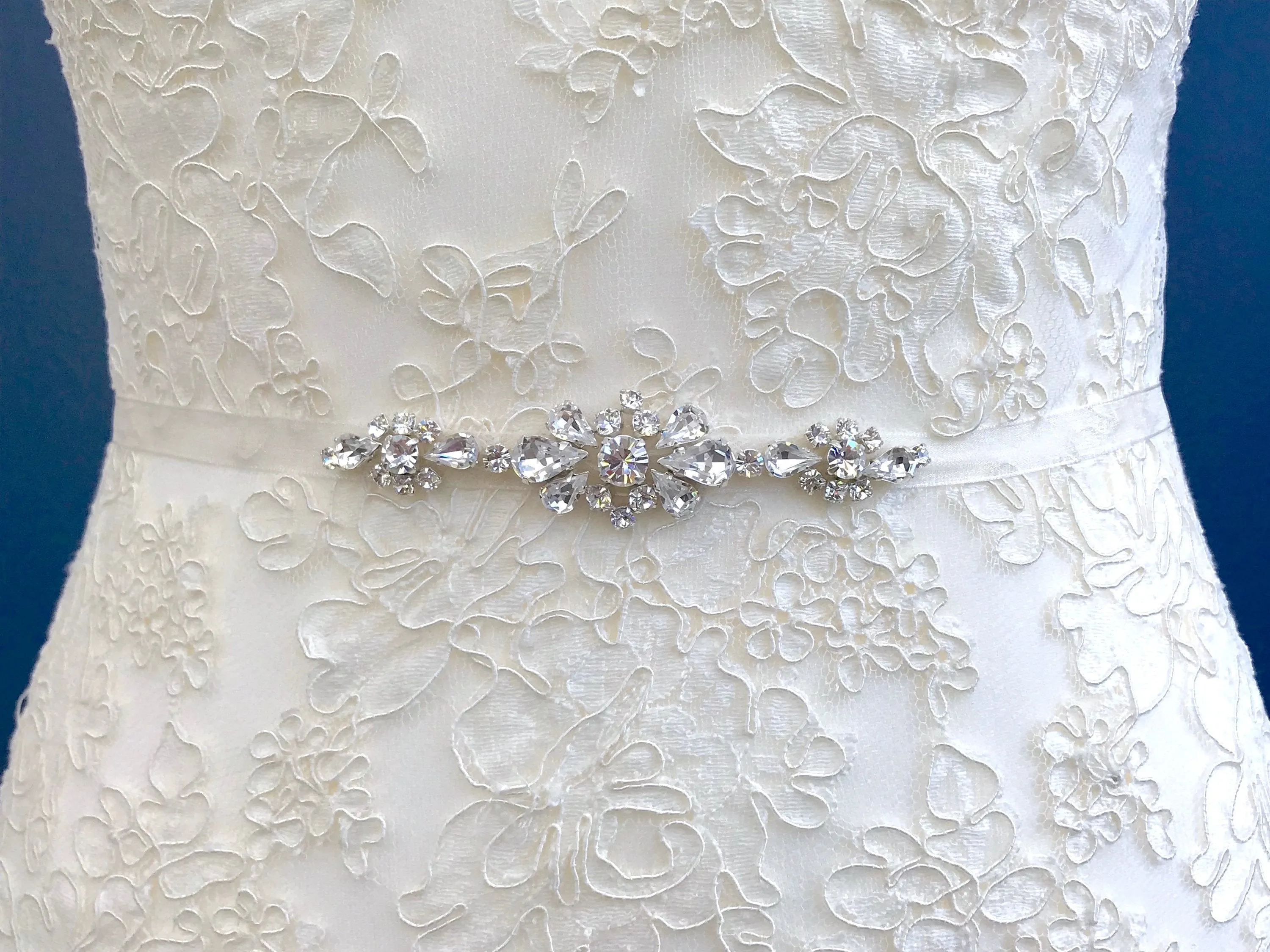 Handmade Beaded Rhinestones Bridal Sashes and Belts