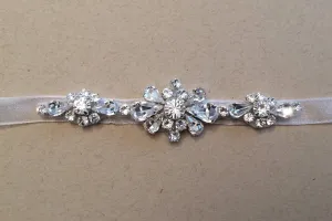 Handmade Beaded Rhinestones Bridal Sashes and Belts