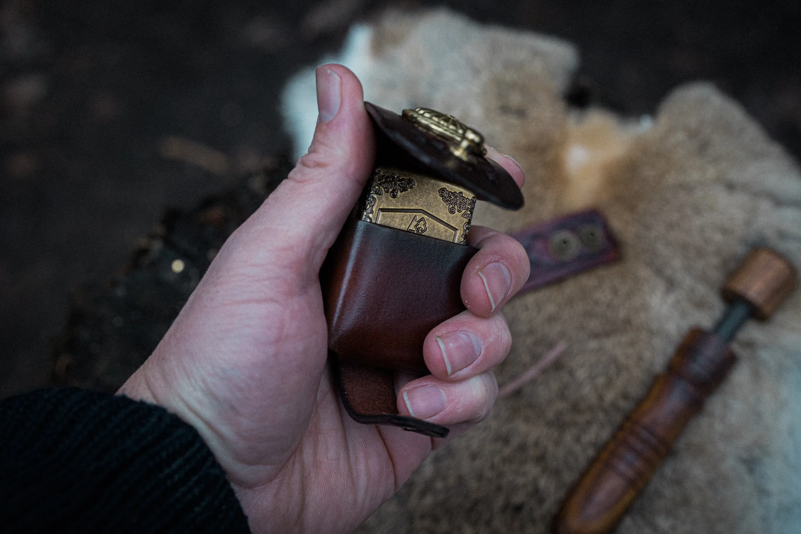 Handmade DBK Zippo Pouch