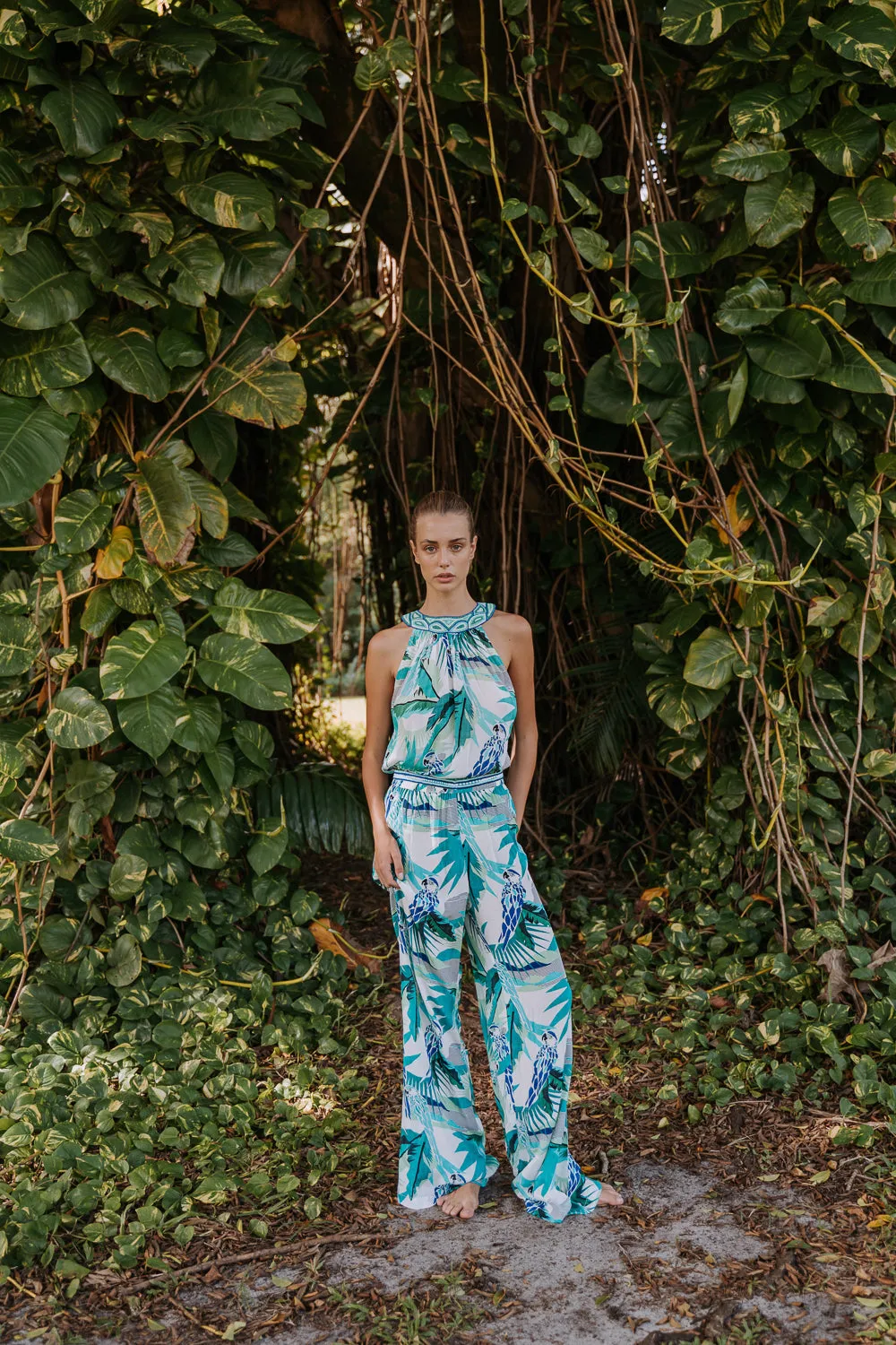 HELENE PANT - TRES MARIAS GREEN