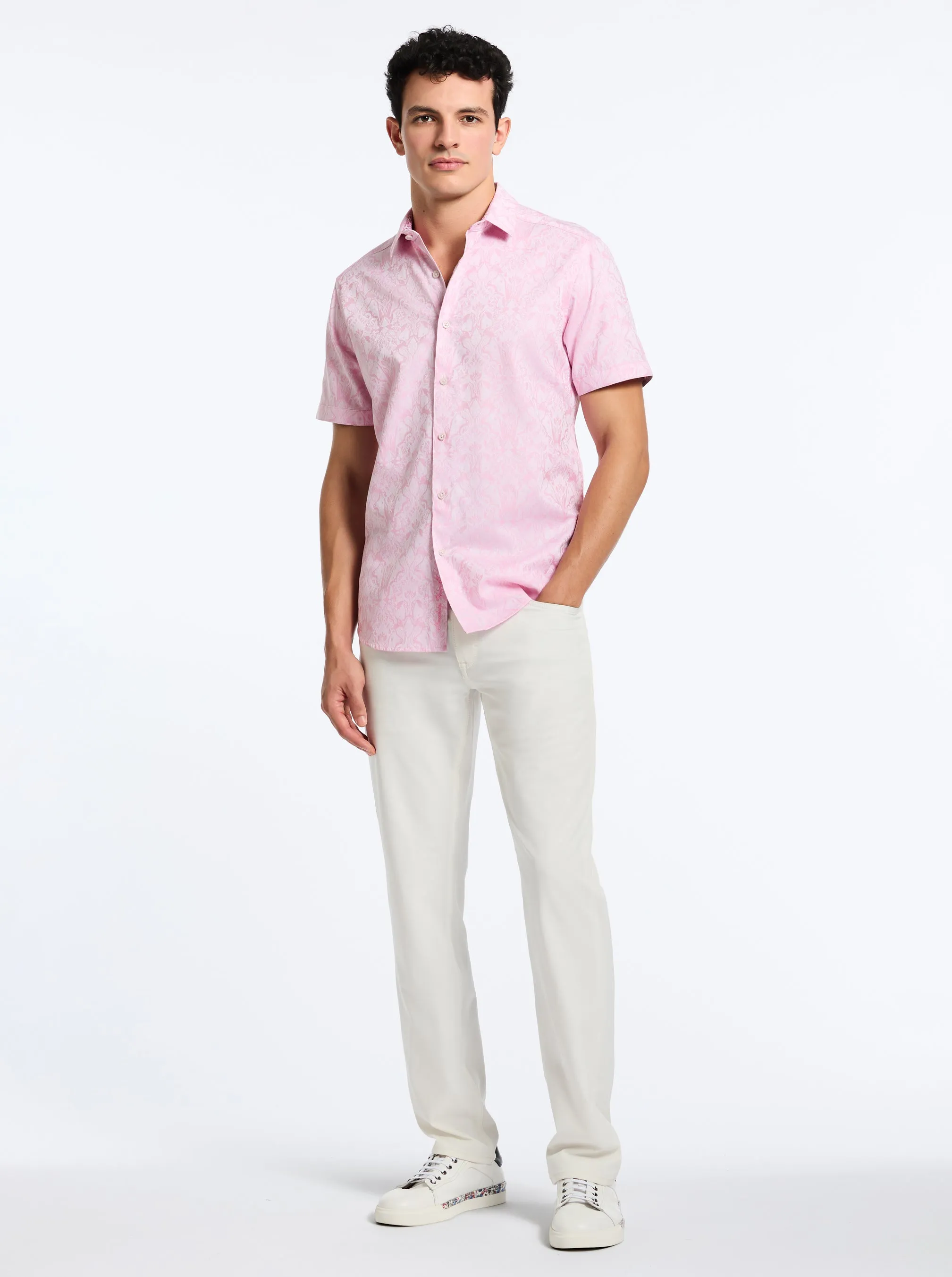 HIGHLAND SHORT SLEEVE BUTTON DOWN SHIRT