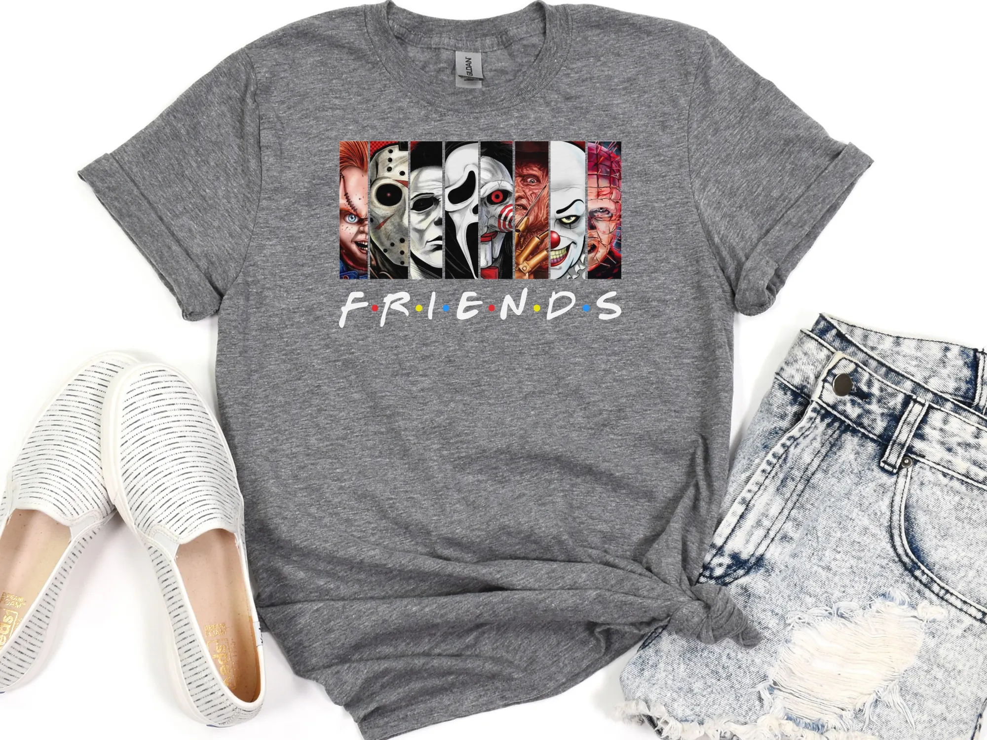 Horror Movie Friends T-Shirt