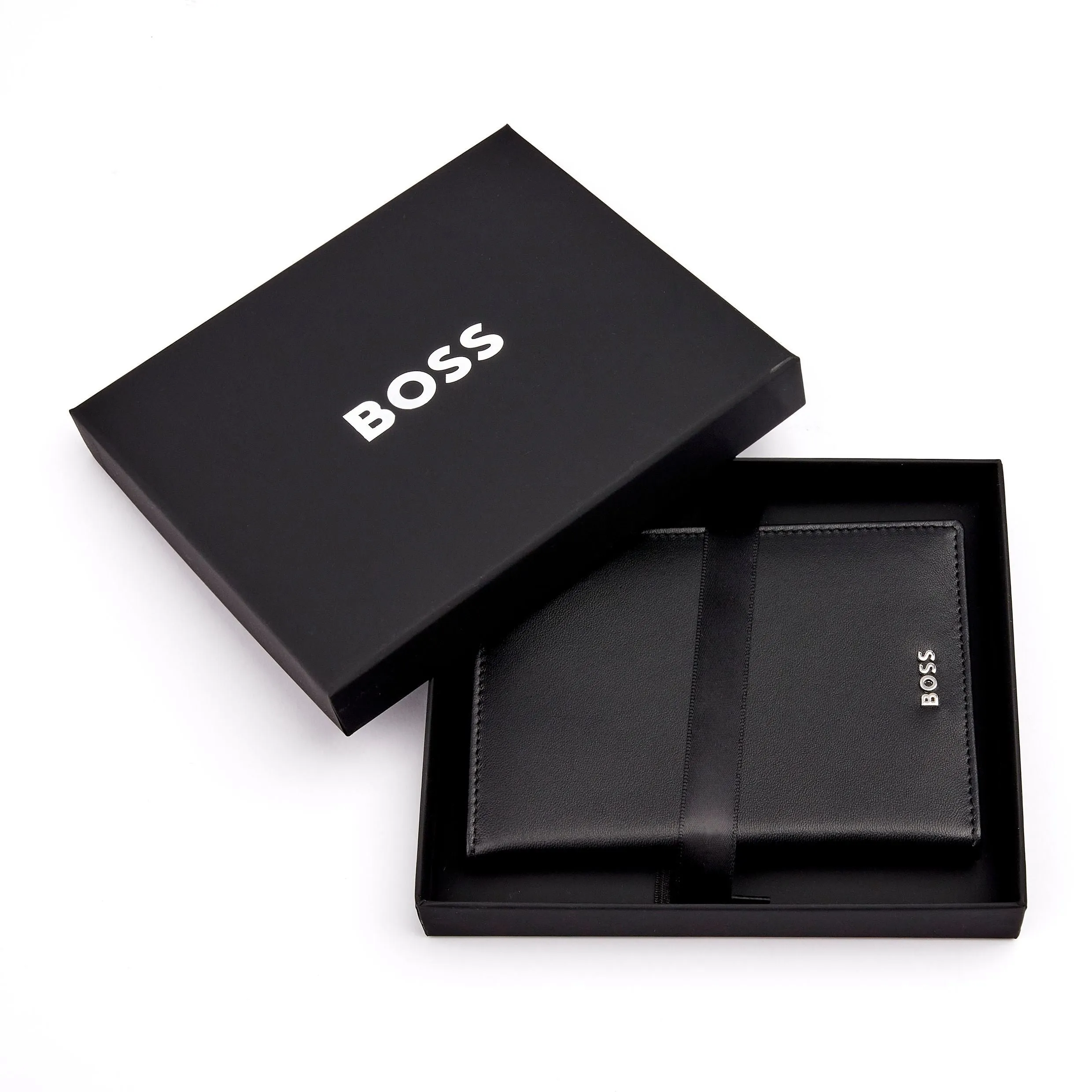 HUGO BOSS HLP403A-Passport holder Classic Smooth Black
