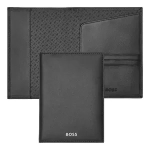 HUGO BOSS HLP403A-Passport holder Classic Smooth Black