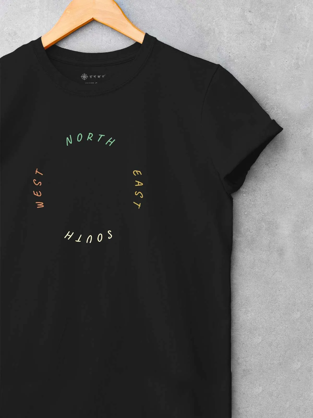 Indian At Heart | Backprint T shirt