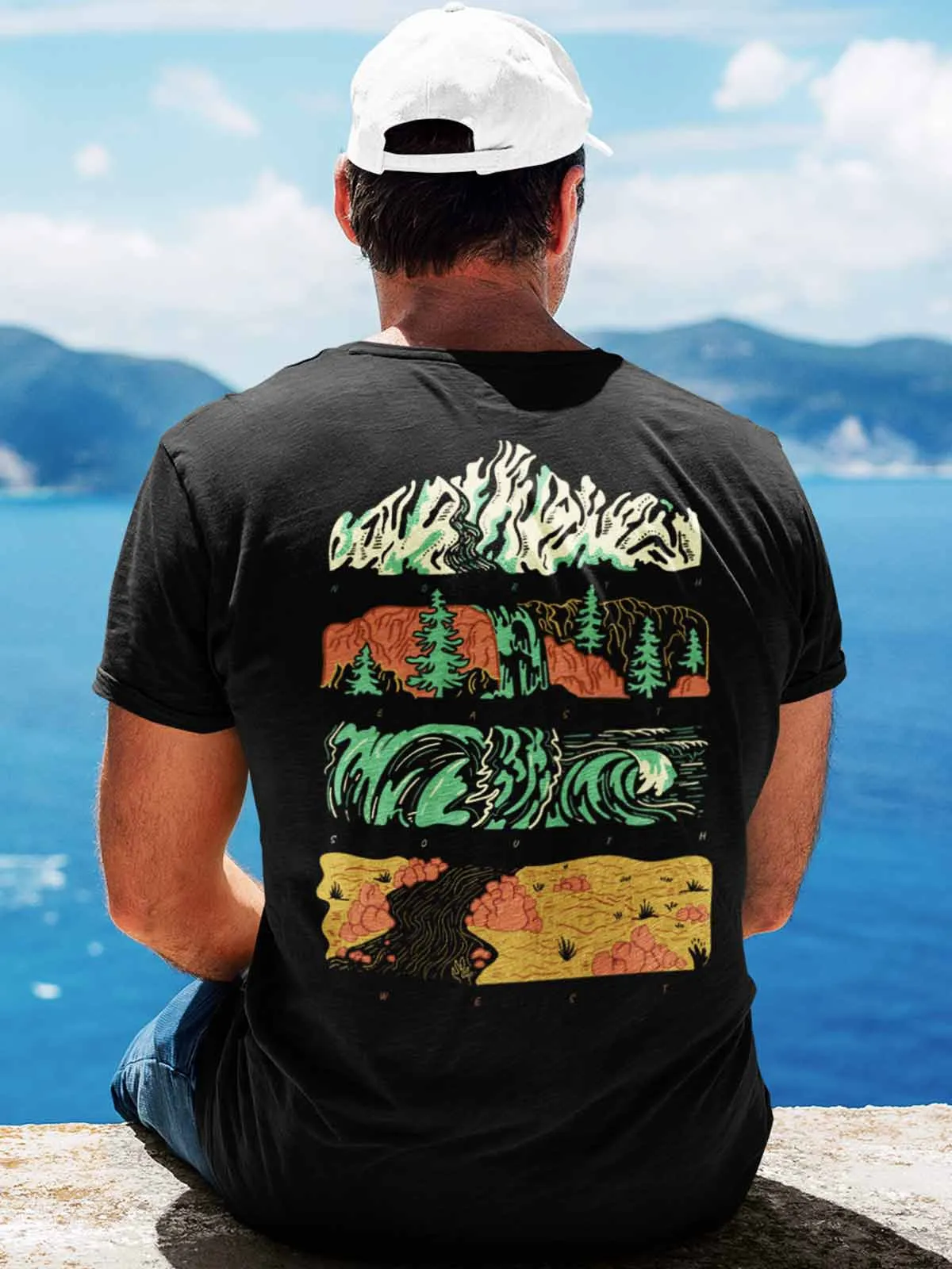 Indian At Heart | Backprint T shirt