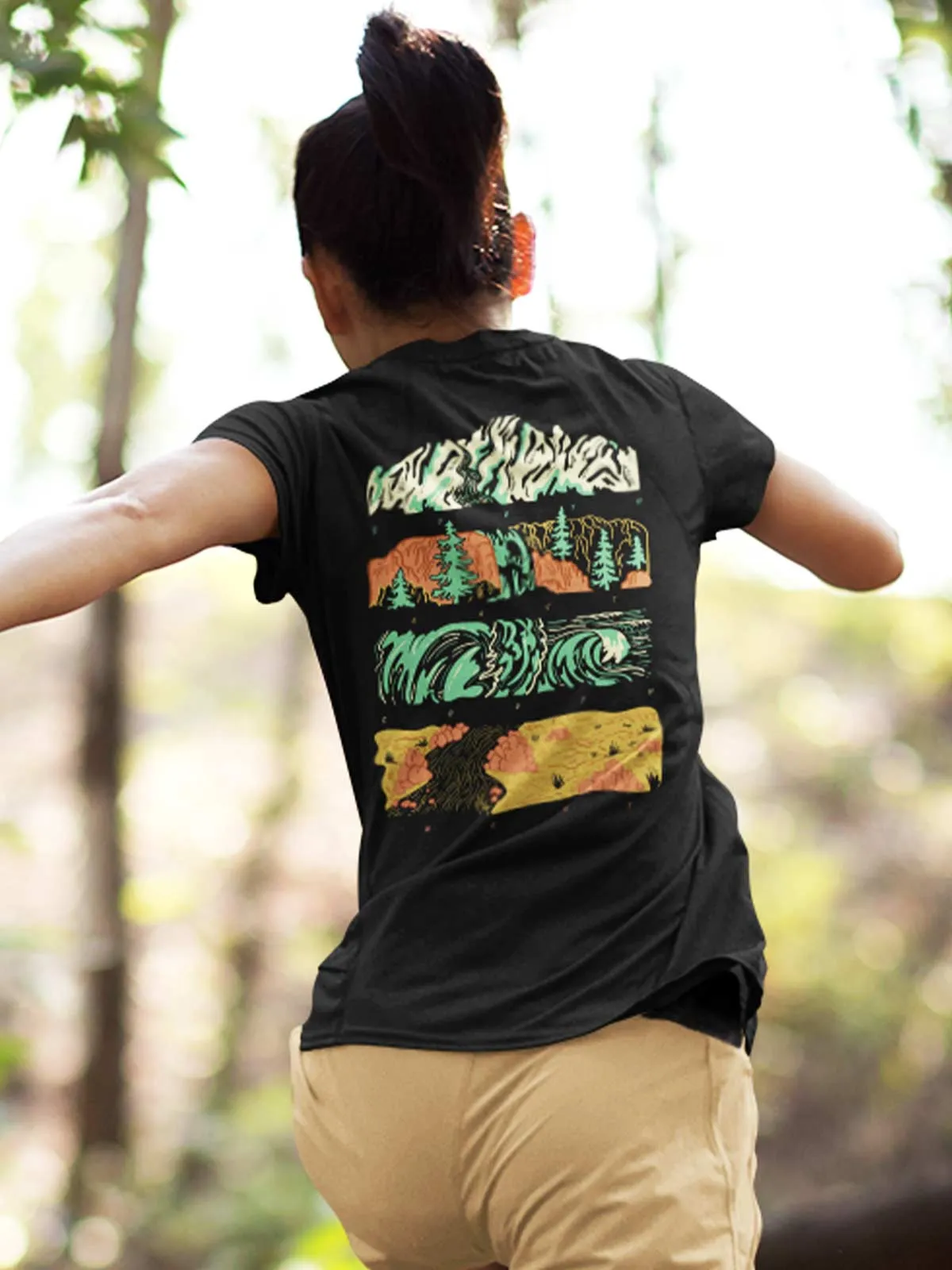 Indian At Heart | Backprint T shirt