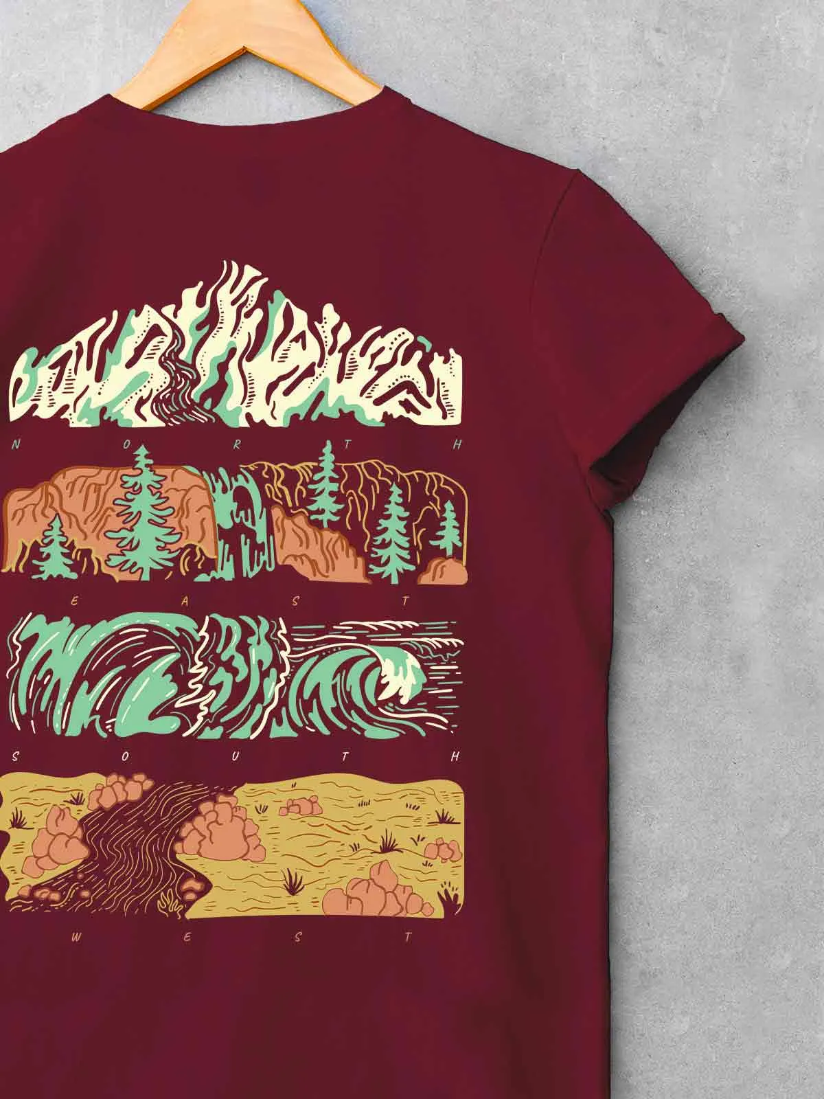 Indian At Heart | Backprint T shirt