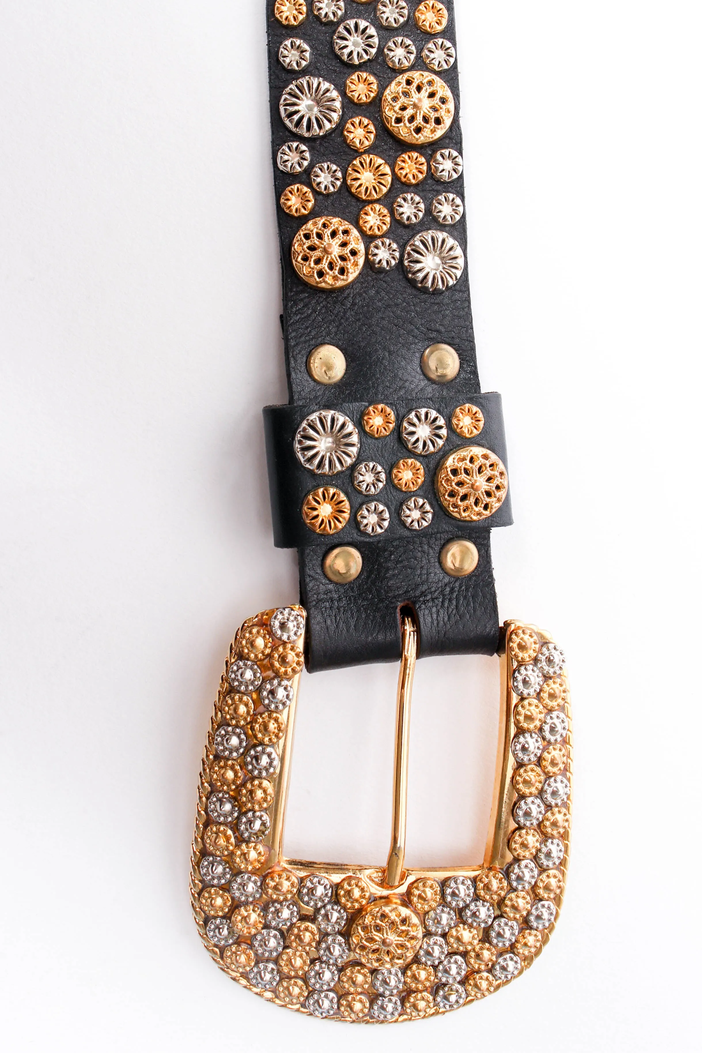 Intricate Filigree-Studded Belt