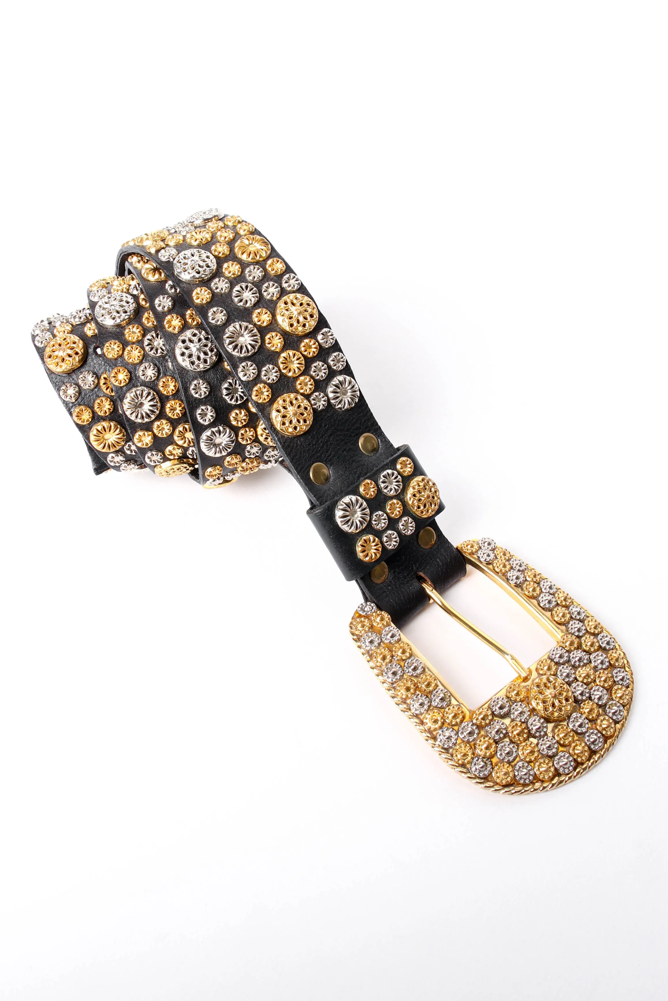 Intricate Filigree-Studded Belt