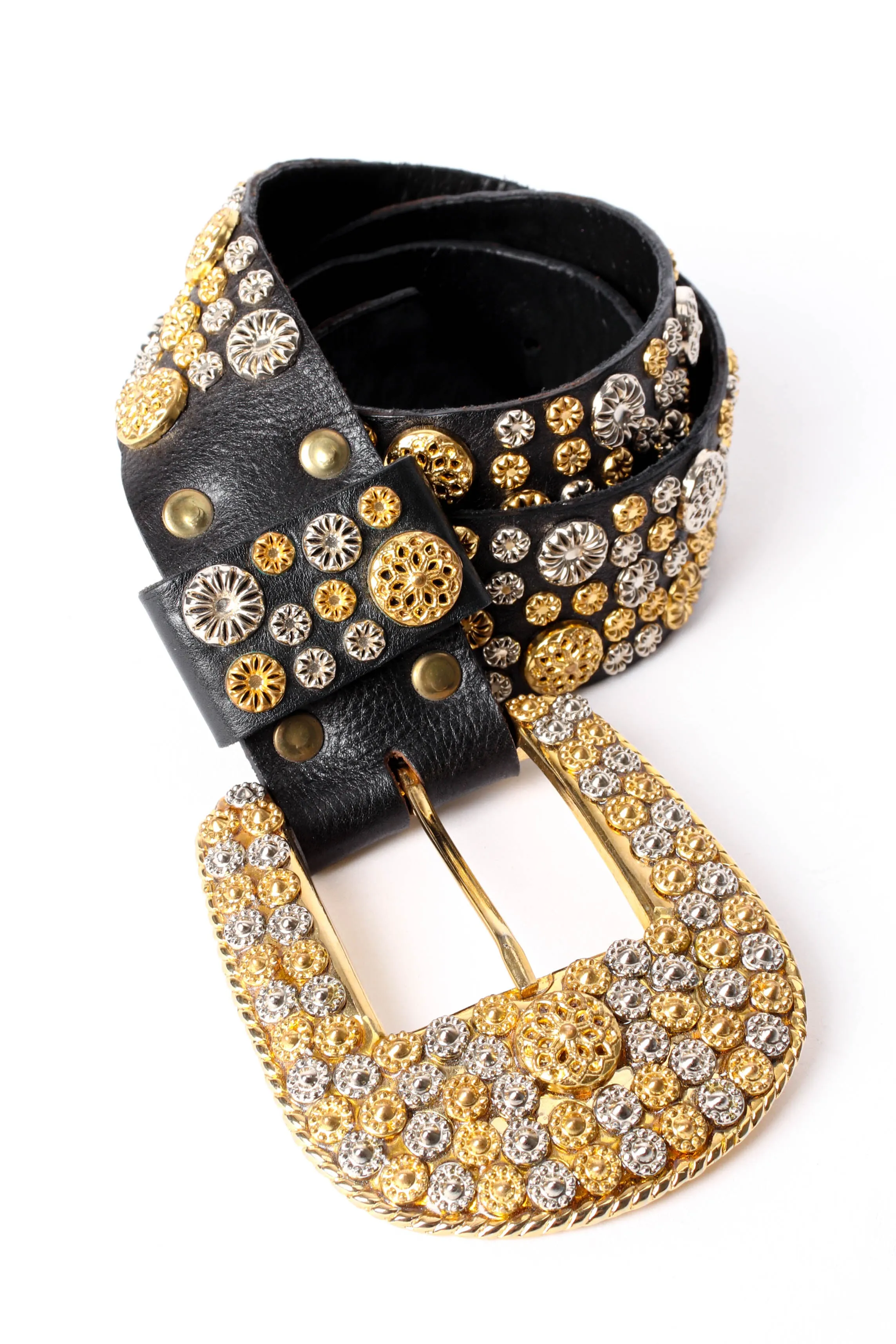 Intricate Filigree-Studded Belt
