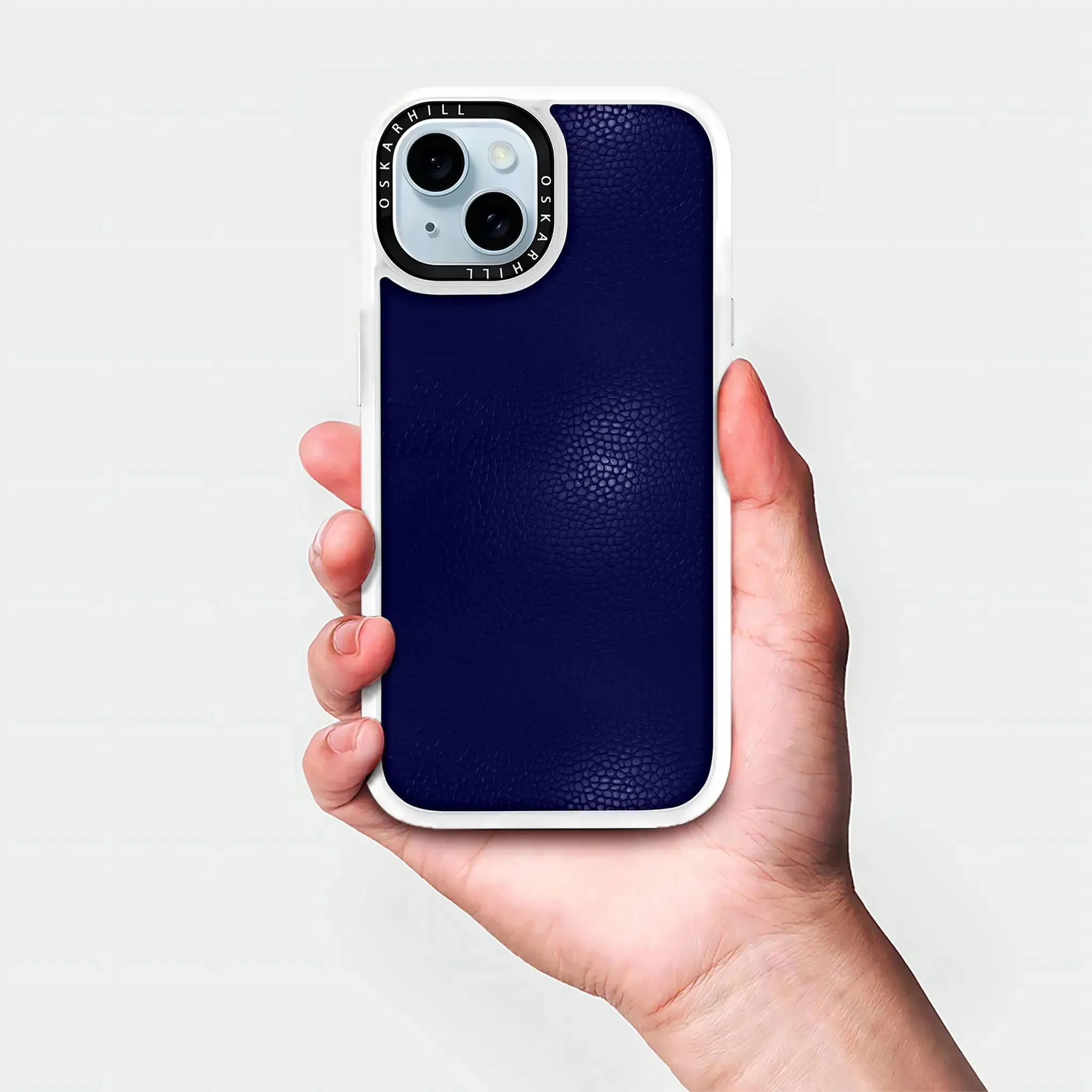 iPhone 14 Plus Case Classic Leather — Night Blue