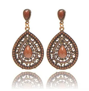 Isla Beaded Bohemian Dangle Earrings