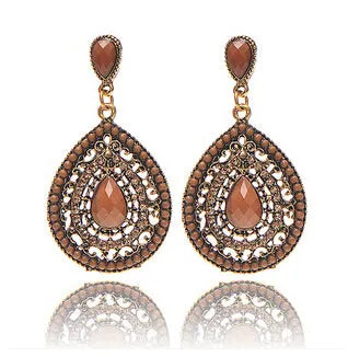 Isla Beaded Bohemian Dangle Earrings