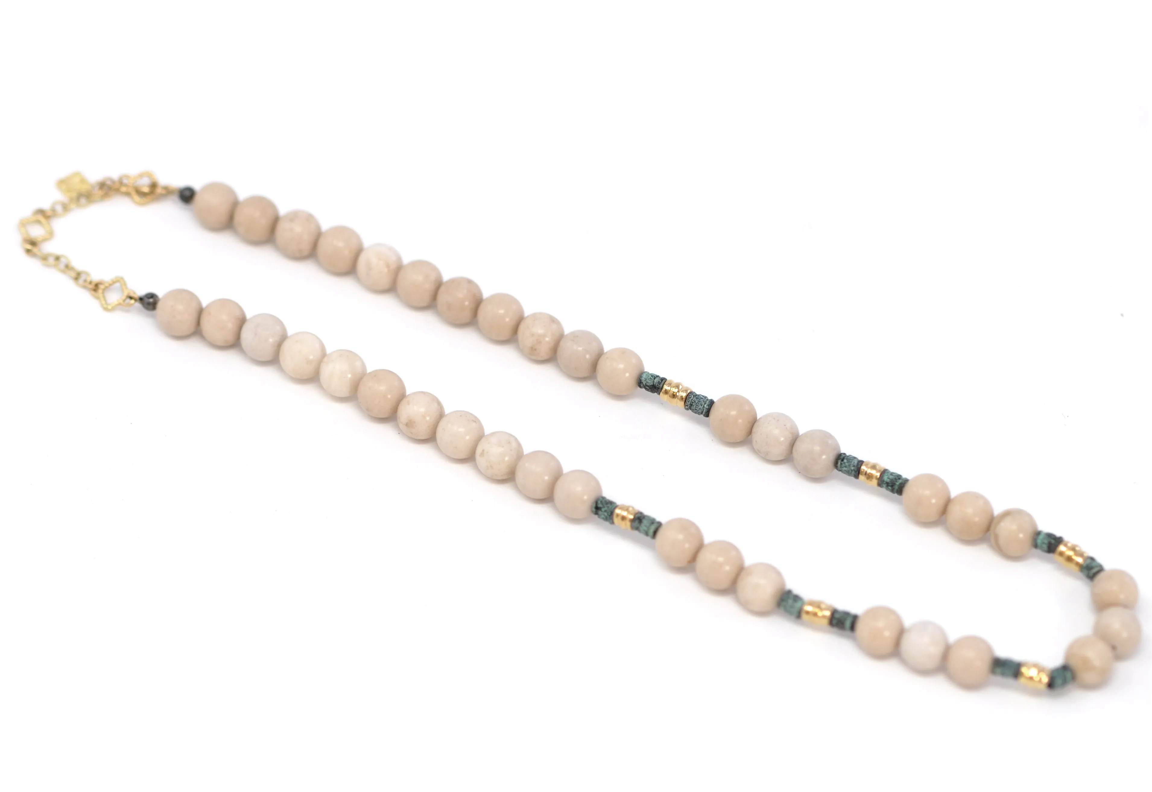 Jasper Beaded Necklace